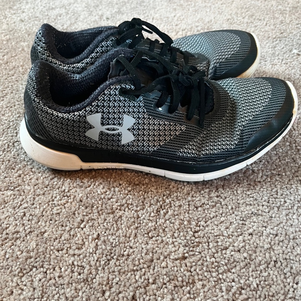 Women’s Under Armour Black and Gray Sneakers